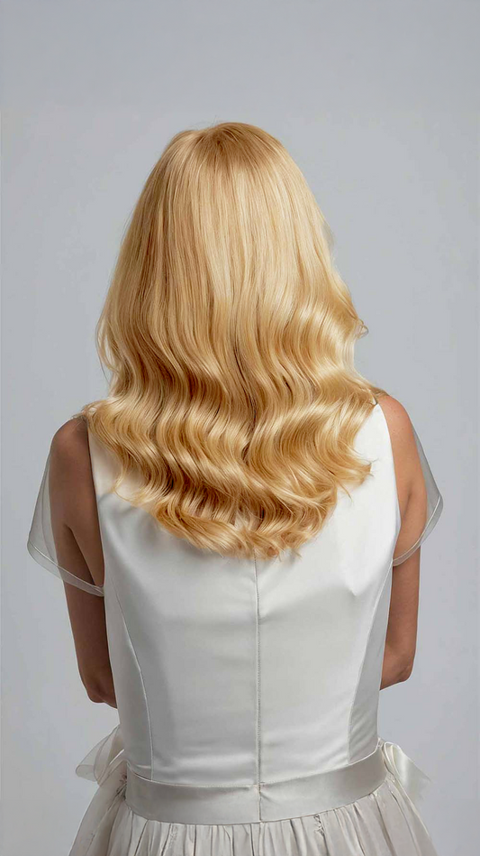 Soft-wavy Cinnamon Loire Wig - Mongolian Wigs