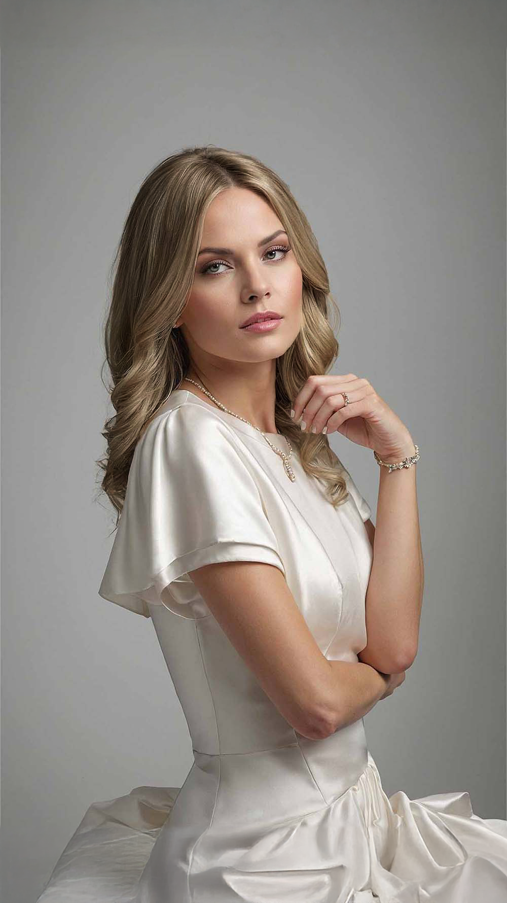 Soft-Wavy Dark Redwood Blend Loire Wig