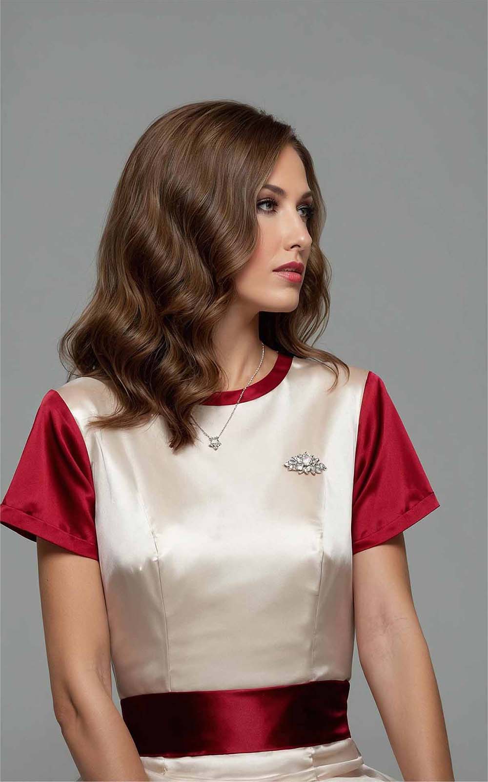 Choco Blend Soft Wavy 17 inch Wig
