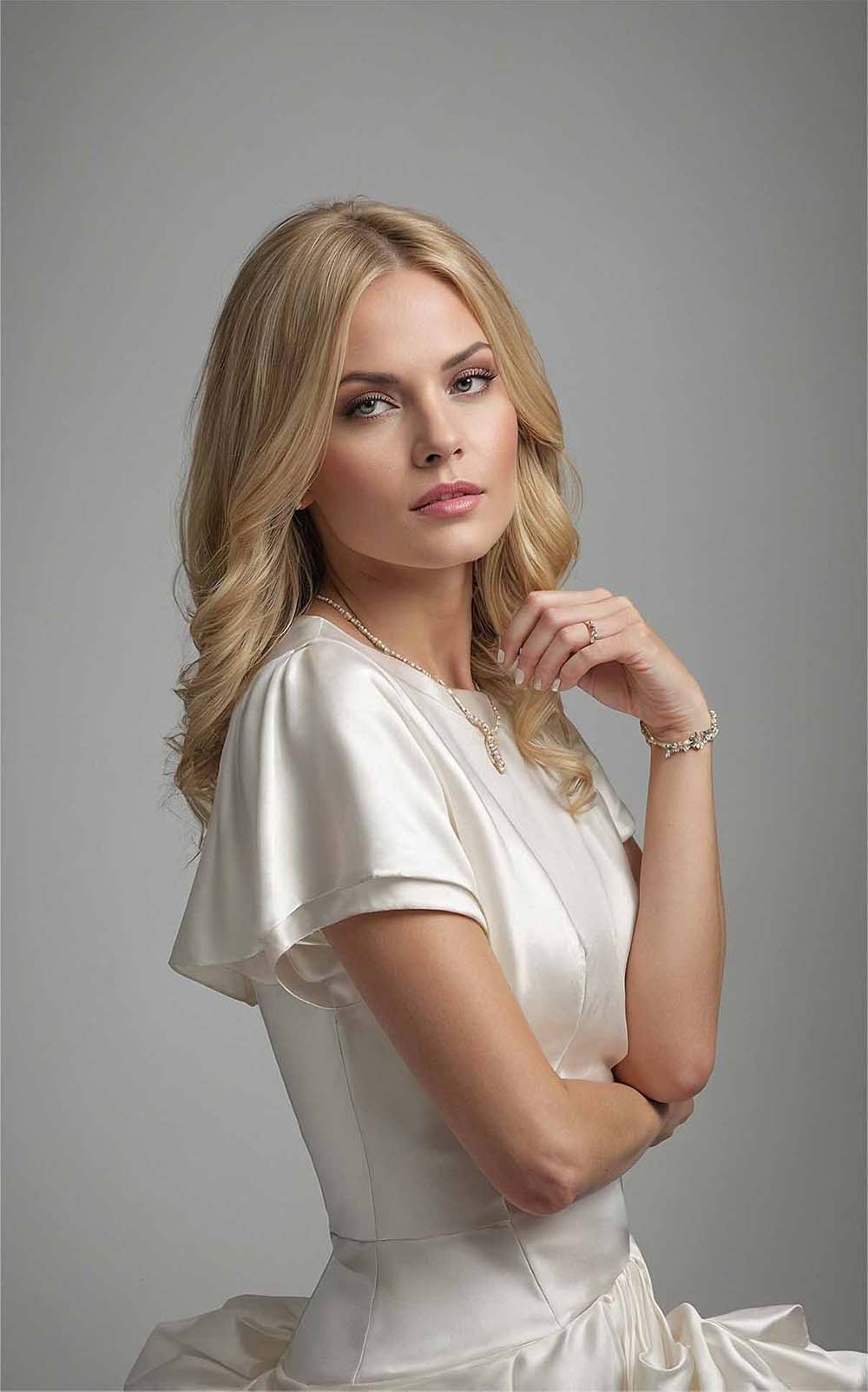 Russet Rooted Soft Wavy Wig