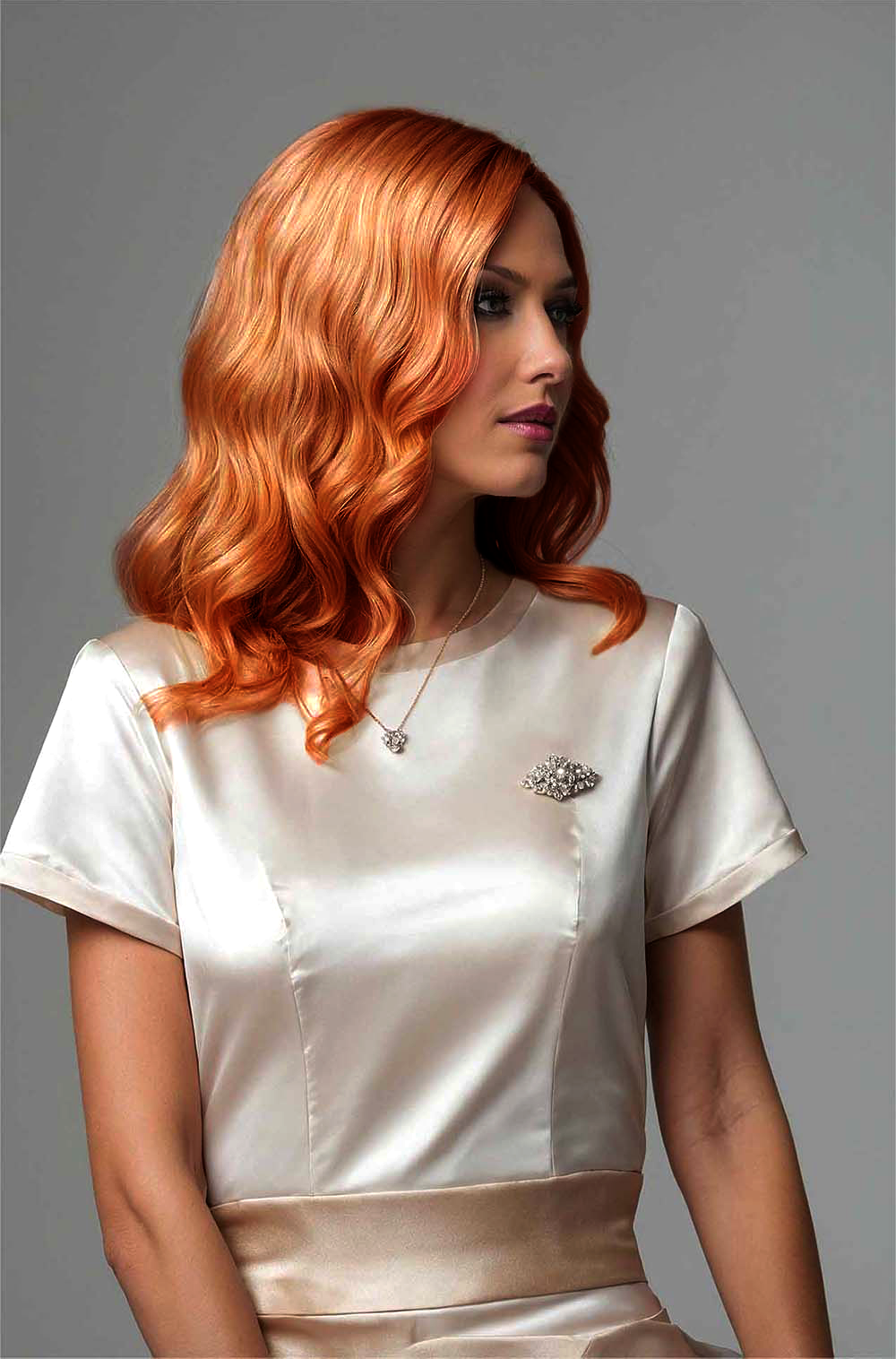 Soft Wavy Ruby Loire Wig - Mongolian Wigs