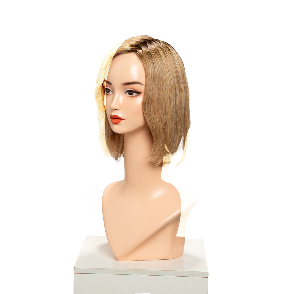 Mongolian Human Hair Wigs Straight 100% Density