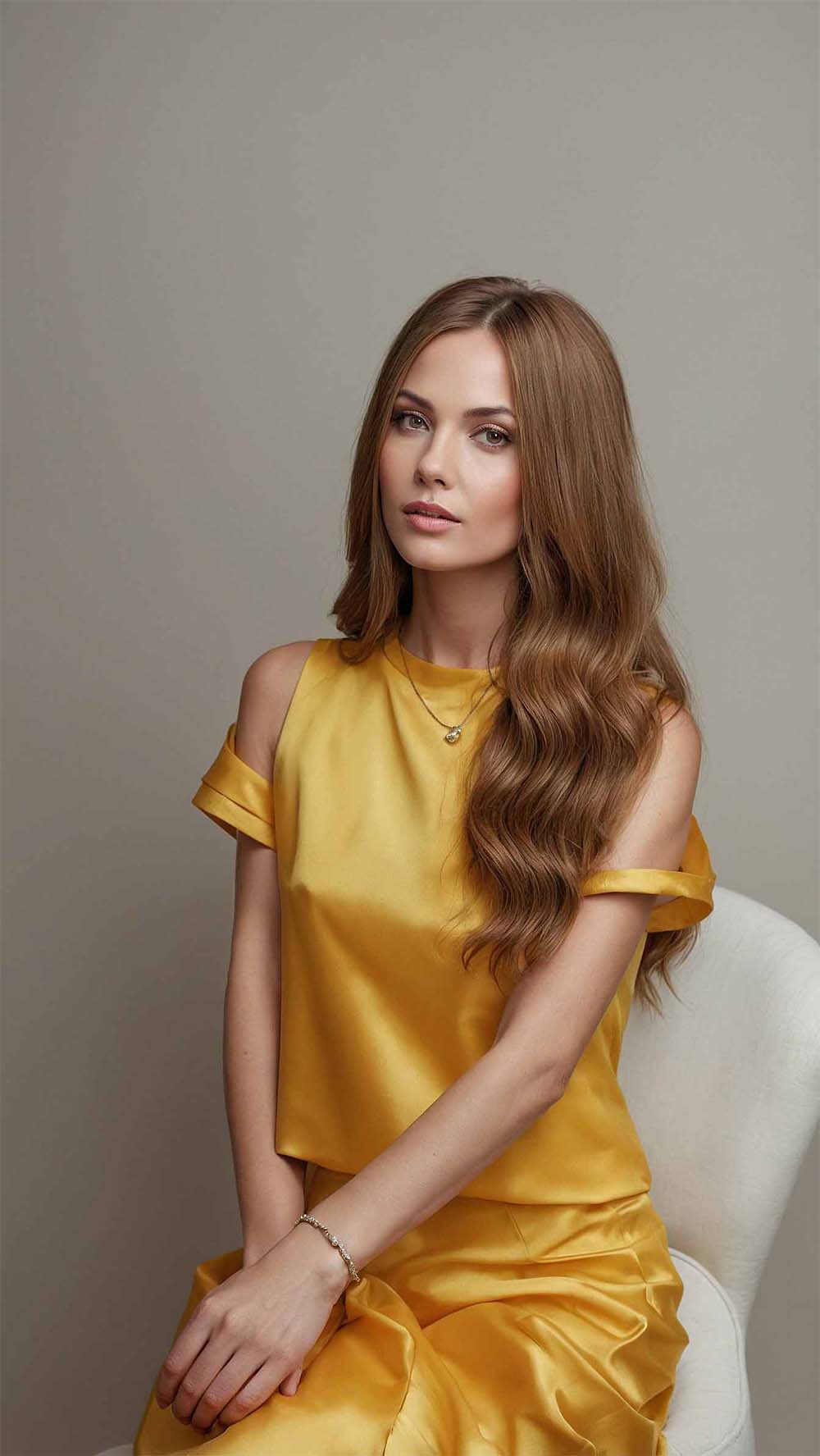 Choco Brown Blend Vintage Waves Wigs