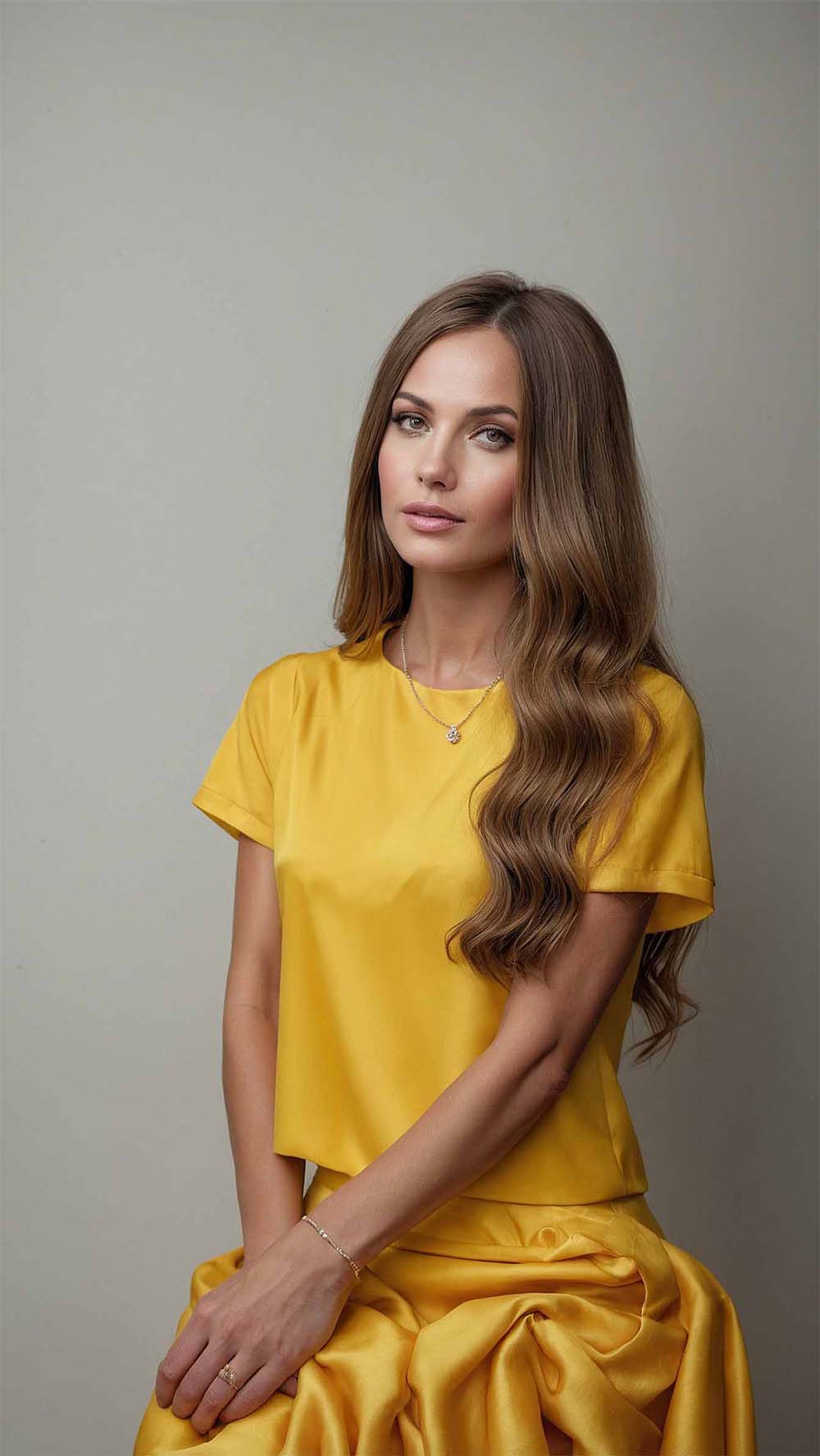 Khaki Vintage Waves Wigs
