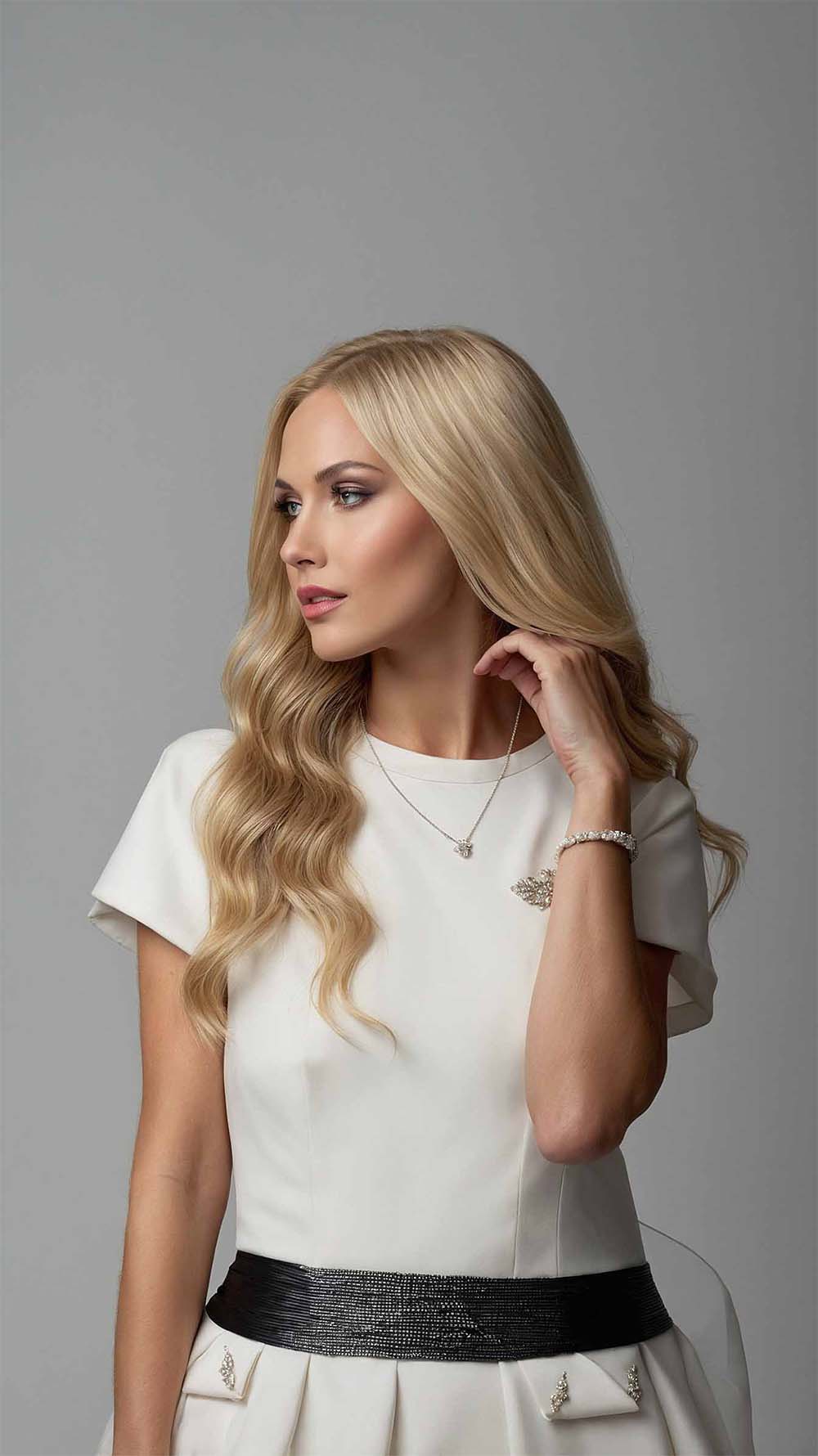 Honey Rooted Vintage Waves Wigs