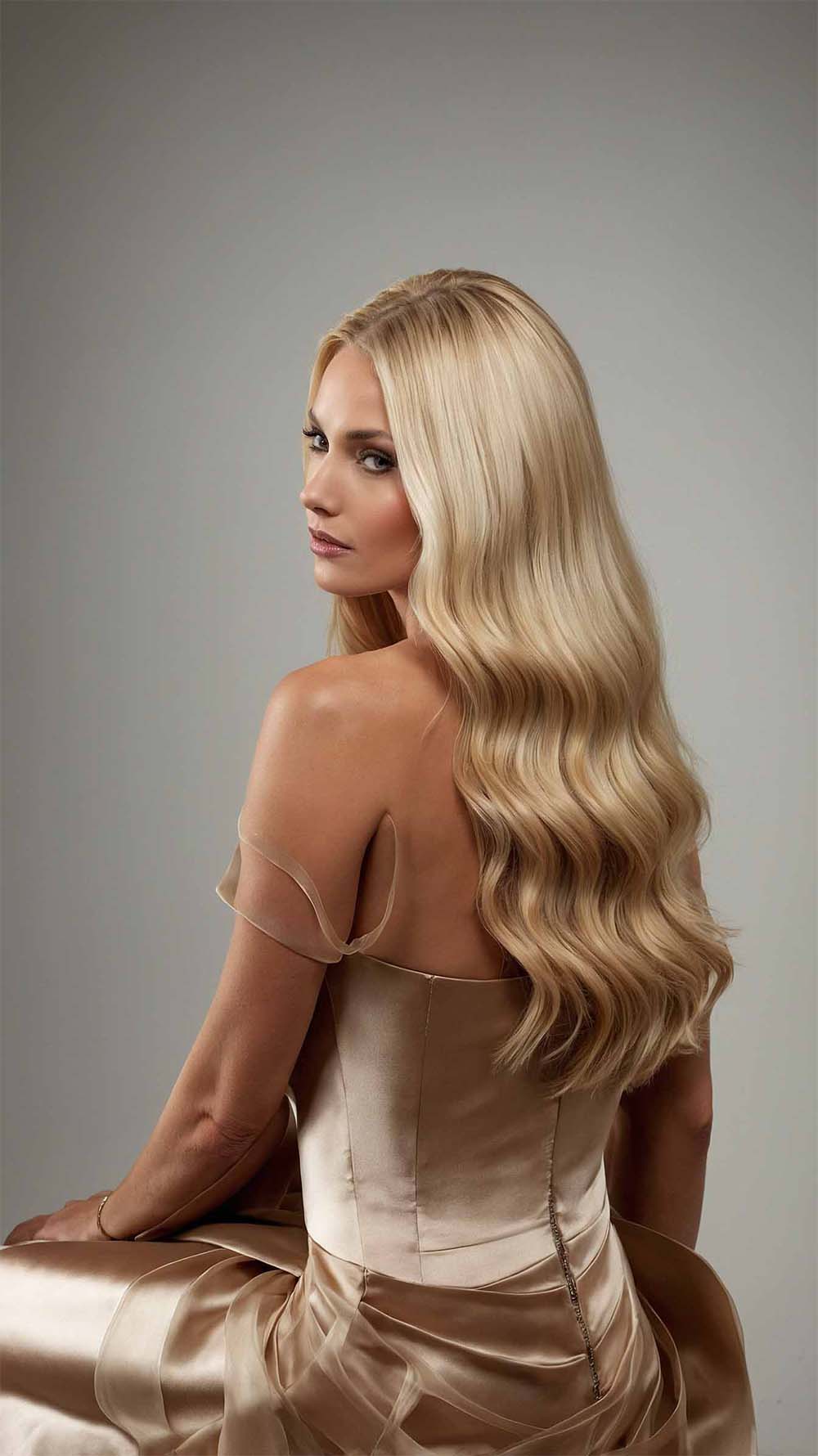 Wheat Blonde Blend 5 Layer Wig