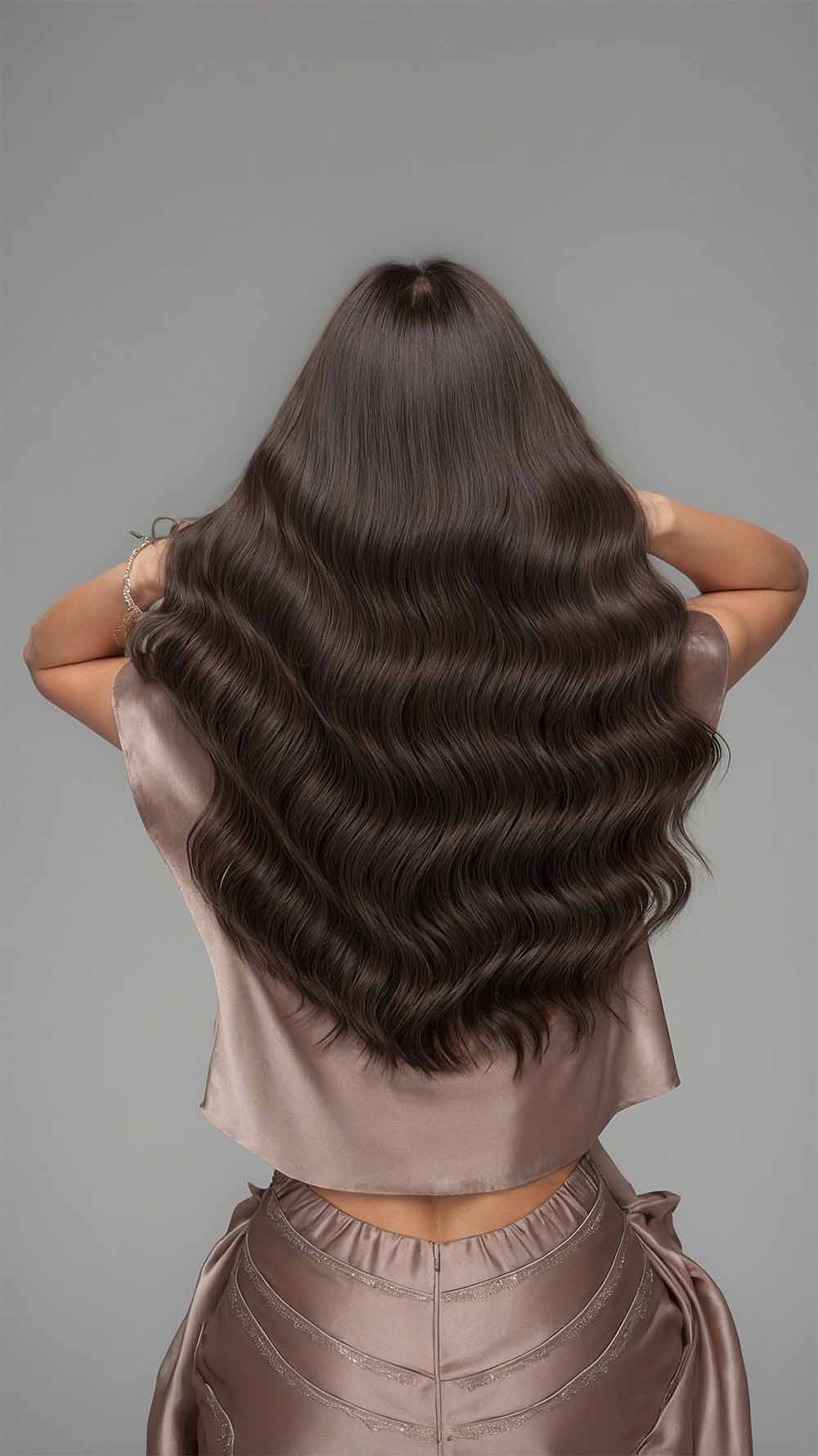 Dark Blend Barrel Curls Wigs