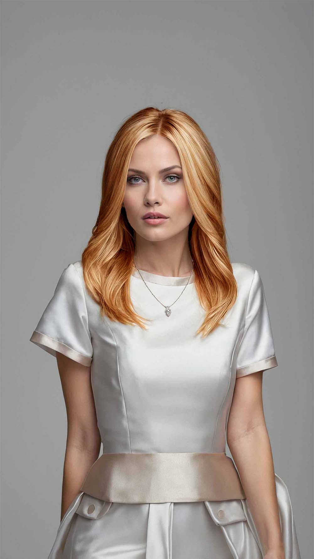 Straight Caramel Santa Rossa Wig (Warm Tone)