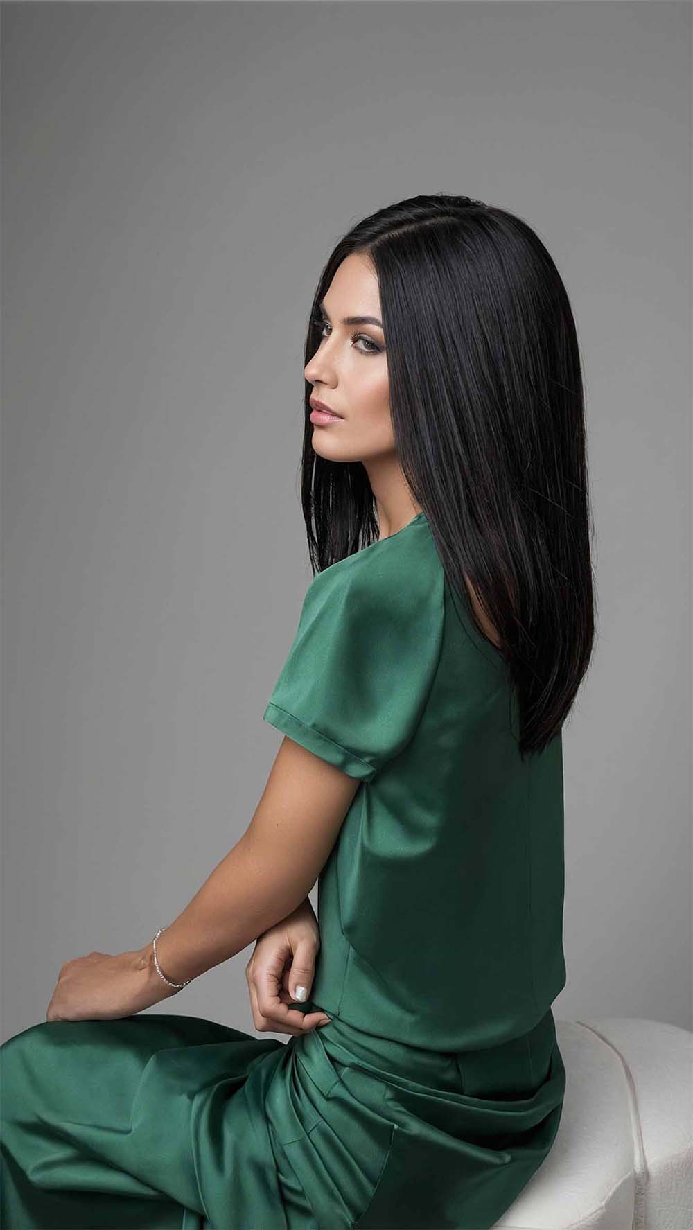 Black Straight Wig