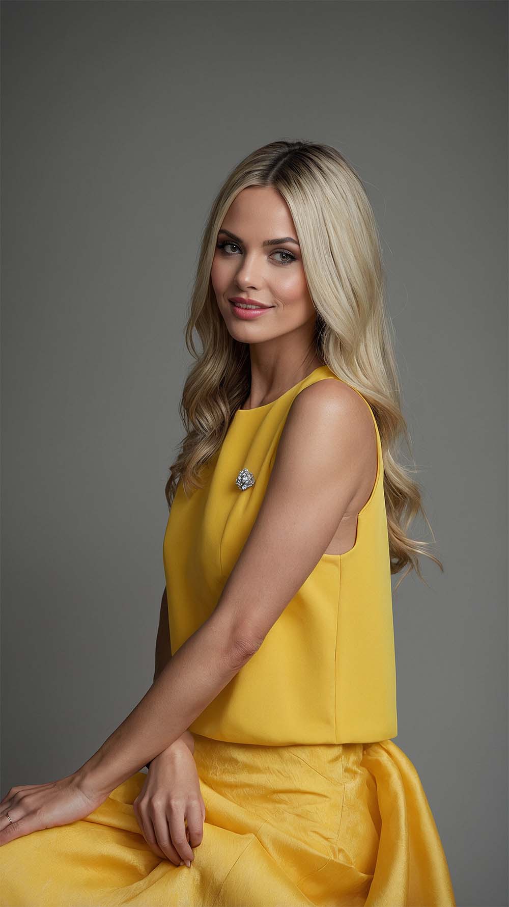 Sandy Natural Curl 3 Layer Wig - Mongolian Wigs