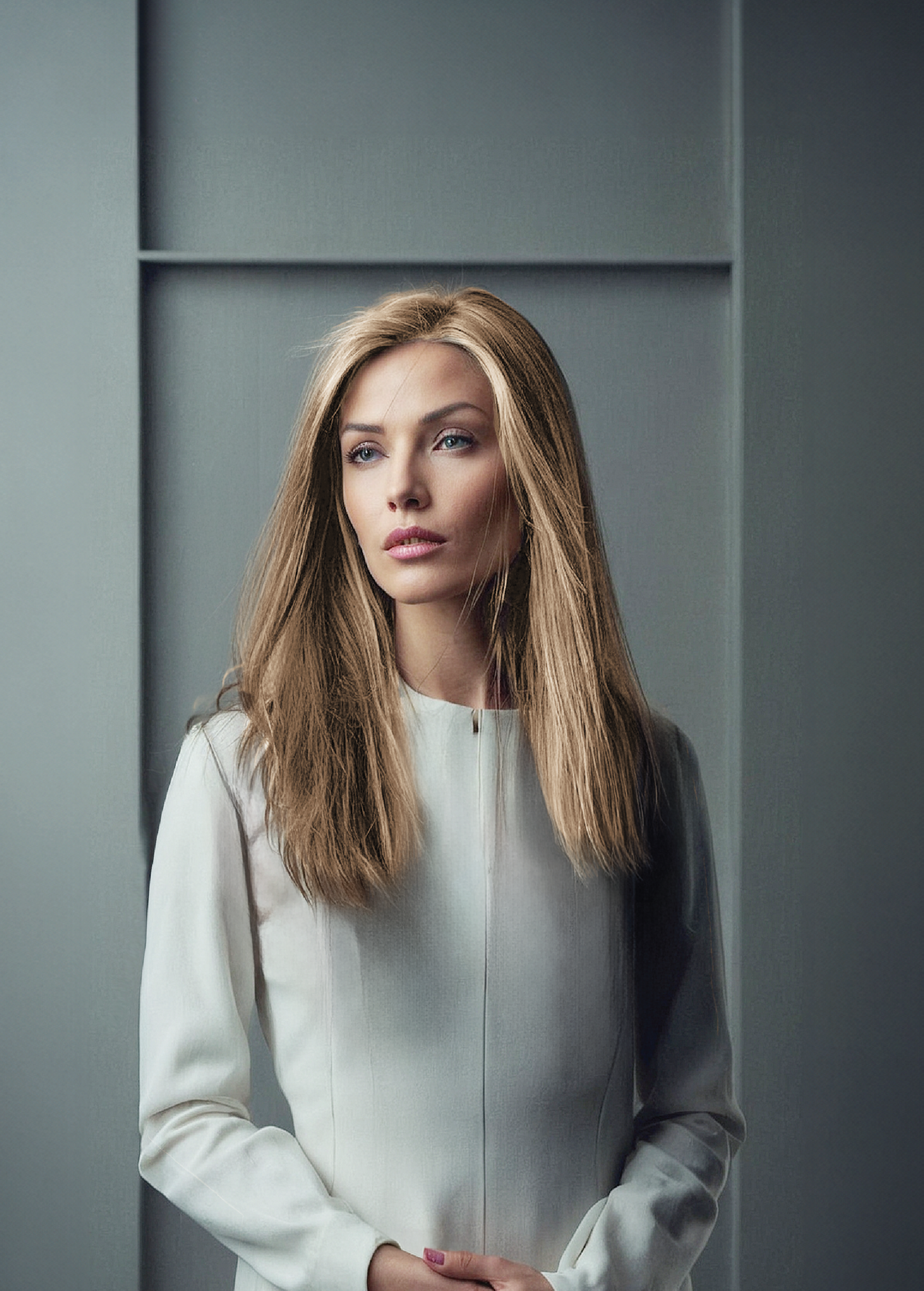Light Straw Blend Straight (HH05) - Mongolian Wigs