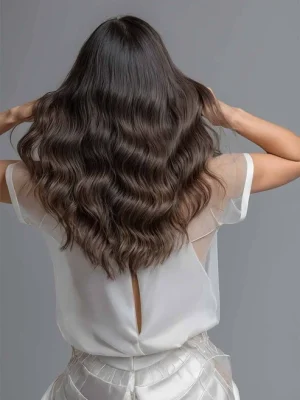 Dark Blend Natural Curl Wig