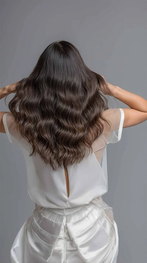 Dark Blend Natural Curl Wig