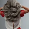 Natural Curl Light Grey Tuscany Wig